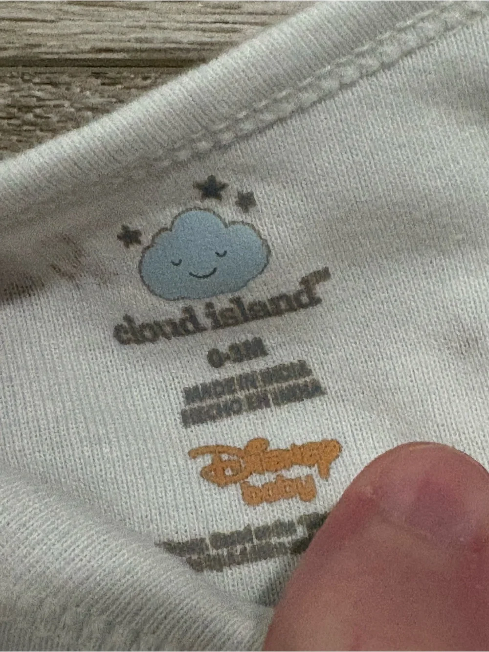 CLOUD ISLAND | 2 Winnie the Pooh Long Sleeve Sleep N’ Play Footie